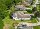 Home features a private driveway, pool, lush landscaping, and a well-maintained exterior at 16951 Florence View Dr, Montverde, FL 34756