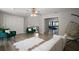 Cozy open-concept living room featuring modern furnishings, decor, and natural light at 1805 Jefferson Dr, Mount Dora, FL 32757