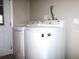 Modern white LG washer and dryer set offers efficient laundry convenience at 23515 Poinsettia Ave, Fruitland Park, FL 34731