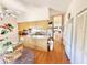 Spacious kitchen with modern appliances, wooden cabinets, and a bright eating area at 26612 Bella Vista Dr, Howey In The Hills, FL 34737
