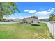 An expansive backyard featuring a well-maintained lawn, perfect for recreation at 2889 Columbus Ave, Clermont, FL 34715