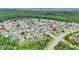 Residential neighborhood with lush trees shows the location of the home at 2896 Picadilly Cir, Kissimmee, FL 34747