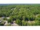 Lush foliage blankets the landscape, accentuating the quiet neighborhood and offering privacy to the homes below from an aerial perspective at 5581 Sw 197Th Ter, Dunnellon, FL 34431