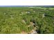 Scenic aerial view showing Ocala property with mature trees, nearby homes, and well-maintained streets at 5581 Sw 197Th Ter, Dunnellon, FL 34431