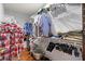 Walk-in closet with built-in shelving and ample storage space for clothes and accessories at 612 Lisbon Ln, The Villages, FL 32159