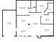 Detailed floor plan showcasing the layout of bedrooms, bathrooms, kitchen, and living spaces at 640 Sailfish Rd, Winter Springs, FL 32708