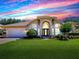 Beautiful single-story home featuring a well-manicured lawn and lush landscaping, with stunning curb appeal at 812 Eagle Claw Ct, Lake Mary, FL 32746