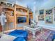 Elegant living room features custom built-in shelves and large coffee table at 812 Eagle Claw Ct, Lake Mary, FL 32746