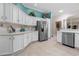 Spacious kitchen with stainless steel refrigerator and plenty of countertop space at 8980 Se 176Th Limerick Ln, The Villages, FL 32162
