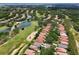Enjoy this community's beautiful golf course, ponds, and mature trees from above at 9307 San Jose Blvd, Howey In The Hills, FL 34737