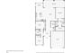 Detailed floor plan showing dimensions of the home including the kitchen and primary bedroom at 9307 San Jose Blvd, Howey In The Hills, FL 34737