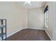 Simple bedroom with wood floors, a window for natural light and closet for storage at 13100 Lakewind Dr, Clermont, FL 34711