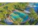 A Gathering-friendly splash pad area with colorful design and playful water features at 17112 Goldcrest Loop, Clermont, FL 34714