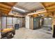 Spacious unfinished garage with room for cars, storage, and projects at 1726 W Schwartz Blvd, Lady Lake, FL 32159