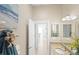Bathroom with granite countertop and ample lighting at 1963 Ladyfish Ave, The Villages, FL 32162