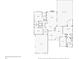 Detailed first floor plan showcasing the layout of the home with labeled rooms and dimensions at 21206 Canoe Pass St, Clermont, FL 34715