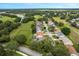 Neighborhood aerial view showcasing lush greenery, mature trees, and well maintained homes in a friendly community at 25236 Waterbridge Ct, Leesburg, FL 34748