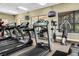 Community gym featuring treadmills, weights and TV's at 27018 Nature View St, Leesburg, FL 34748