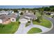 Aerial view of a well-maintained home and yard at 2785 Privada Dr, The Villages, FL 32162