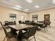 Community center meeting room with contemporary decor, sleek tables and chairs, and neutral colors at 3550 Fairwaters Ct # D, Clermont, FL 34711