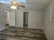 Living area showcasing hard surface floors and multiple interior doorways at 365 Fletcher Ave, Daytona Beach, FL 32114