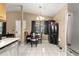 Compact dining area with tiled flooring and a window for natural light at 43 Almond Pass Dr, Ocala, FL 34472