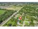 Aerial view of home showing neighborhood, nearby amenities, and the property's location at 9364 Se 164Th Pl, Summerfield, FL 34491