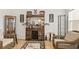 Cozy bar area featuring a wooden bar with wine storage and glass display shelves at 10240 Kabana Blvd, Clermont, FL 34711