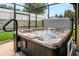 Close up of the Hot Tub on a screened-in lanai at 10240 Kabana Blvd, Clermont, FL 34711