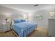 Bright bedroom with white furniture, plush carpet, and windows with blinds at 10303 Se Sunset Harbor Rd, Summerfield, FL 34491