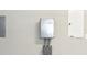 Garage showing electric panels and other utilities at 1127 Fiesta Key Cir, Lady Lake, FL 32159