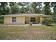 Charming single-story home with a cozy front porch and well-maintained lawn at 11495 Se 71St Terrace Rd, Morriston, FL 32668