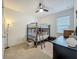 Cozy bedroom with a bunk bed, providing a comfortable and functional space at 124 Juno Dr, Groveland, FL 34736