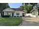 Inviting single-story home boasting a well-kept lawn, gravel driveway, and freshly painted exterior at 1339 Orchid Ave, Winter Park, FL 32789