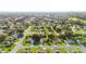 Expansive aerial view of a residential neighborhood dotted with trees and well-manicured lawns and winding roads at 13643 Se 89Th Ct, Summerfield, FL 34491