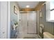 Bathroom with a tiled shower, and traditional fixtures at 2766 Privada Dr, The Villages, FL 32162