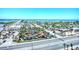 Magnificent aerial view featuring a mini-golf course and proximity to the beach and city at 3425 S Atlantic Ave # 1101, Daytona Beach, FL 32118