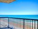 Expansive ocean views from the balcony of this beachfront property at 3425 S Atlantic Ave # 1101, Daytona Beach, FL 32118