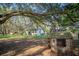 Expansive yard features various outbuildings and mature trees that provide privacy for a peaceful property at 3930 Griffin Ave, Lady Lake, FL 32159