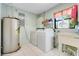Laundry room featuring a washer and dryer and utility sink at 410 E Gulley Ave, Oakland, FL 34760