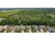 Aerial view of homes in a serene neighborhood with lush greenery and well-maintained landscaping at 541 Cokesbury Dr, The Villages, FL 32162