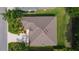 Birds eye view of a well-maintained roof and landscaped yard, highlighting the homes curb appeal at 541 Cokesbury Dr, The Villages, FL 32162