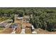 Aerial view of the neighborhood showcasing the homes surrounded by lush greenery at 7162 Se 124Th St, Belleview, FL 34420