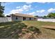 Expansive backyard featuring a fenced perimeter and a view of the house at 7162 Se 124Th St, Belleview, FL 34420