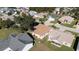 Bird's eye view shows the home's roof and surrounding neighborhood at 9430 Se 176Th Saffold St, The Villages, FL 32162