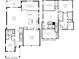 Detailed floor plan showcases spacious layout, including bedrooms, living area, and garage at 10100 Ballast Dr, Orlando, FL 32827