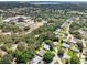 Aerial image of a community near schools, featuring mature trees and well-kept properties at 1011 Dundee Cir, Leesburg, FL 34788