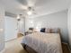 The main bedroom offers closet space and lots of natural light at 264 Juniper Way, Tavares, FL 32778