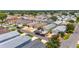 Expansive aerial view of a meticulously planned residential neighborhood with manicured landscaping at 2805 Burgos Dr, The Villages, FL 32162