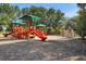 Community playground with slides, climbing structures, and ample space for recreation at 30532 Gidran Ter, Mount Dora, FL 32757